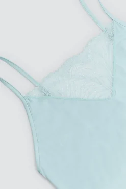 Camiseta tirantes con detalles encaje<Ysabel Mora Clearance