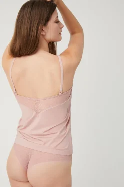 Camiseta tirantes rosa<Ysabel Mora Online