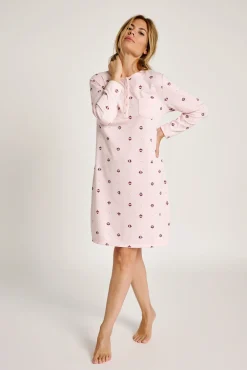 Camisón manga larga estampado rosa | MUYDEMI<Ysabel Mora Sale