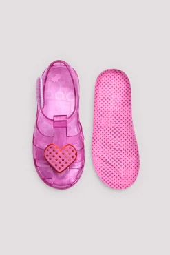 Cangrejeras de playa niña detalle corazón<Ysabel Mora Online