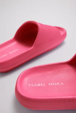Chanclas de playa antideslizantes ligeras extra comfort fucsia<Ysabel Mora Online