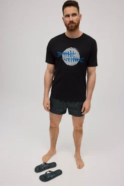 Chanclas marino estampado raspas<Ysabel Mora Sale