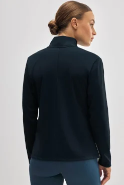 Chaqueta deportiva ajustada transpirable negro<Ysabel Mora Discount