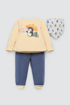 Conjunto bebé 3 piezas Penguin Toy<Ysabel Mora