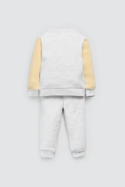 Conjunto bebé chaqueta y jogger Hello world<Ysabel Mora Hot