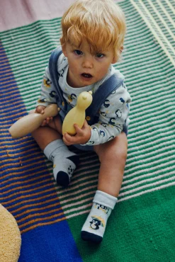 Conjunto bebé peto corto y camiseta manga larga Penguin Toy<Ysabel Mora Clearance