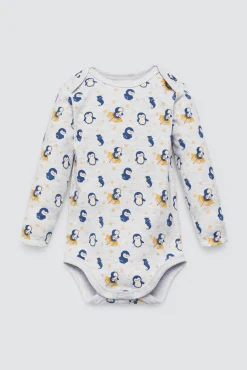 Conjunto bebé peto corto y camiseta manga larga Penguin Toy<Ysabel Mora Clearance