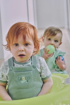 Conjunto bebé peto y camiseta manga corta Crocodino<Ysabel Mora Sale