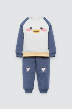 Conjunto bebé sudadera y jogger Penguin Toy<Ysabel Mora Outlet