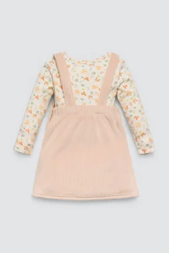 Conjunto bebé vestido peto y camiseta manga larga Autumn<Ysabel Mora Outlet