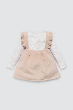 Conjunto bebé vestido peto y camiseta manga larga Fairy Tale<Ysabel Mora Best