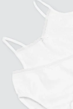 Conjunto camiseta y braguita caladas de niña<Ysabel Mora Hot