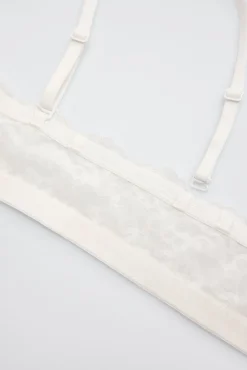 Conjunto lencero sujetador multiposición & braga alta blanca<Ysabel Mora Online