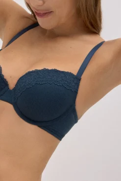 Conjunto lencero sujetador push up y tanga canalé<Ysabel Mora Sale