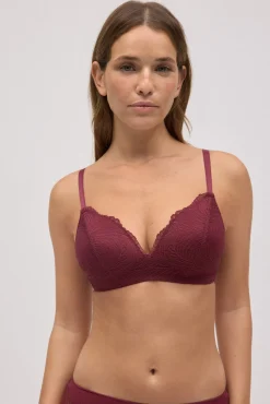 Conjunto lencero sujetador sin aro con relleno y braga midi<Ysabel Mora Best