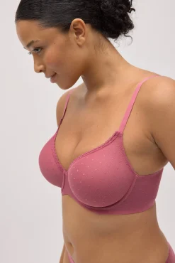 Conjunto lencero sujetador de capacidad con aro con relleno y braga midi<Ysabel Mora