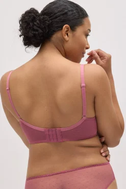 Conjunto lencero sujetador de capacidad con aro con relleno y braga midi<Ysabel Mora