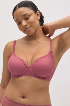 Conjunto lencero sujetador de capacidad con aro con relleno y braga midi<Ysabel Mora