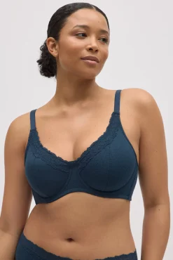 Conjunto lencero sujetador reductor y braga midi canalé<Ysabel Mora Online