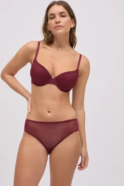 Conjunto sujetador con aro con relleno copa B y braga midi<Ysabel Mora Sale