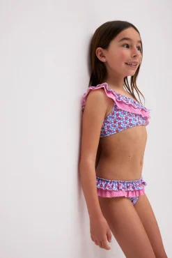 Culetín niña volantes estampado flores<Ysabel Mora Hot