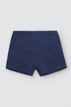 Culotte básico liso de algodón marino<Ysabel Mora Discount