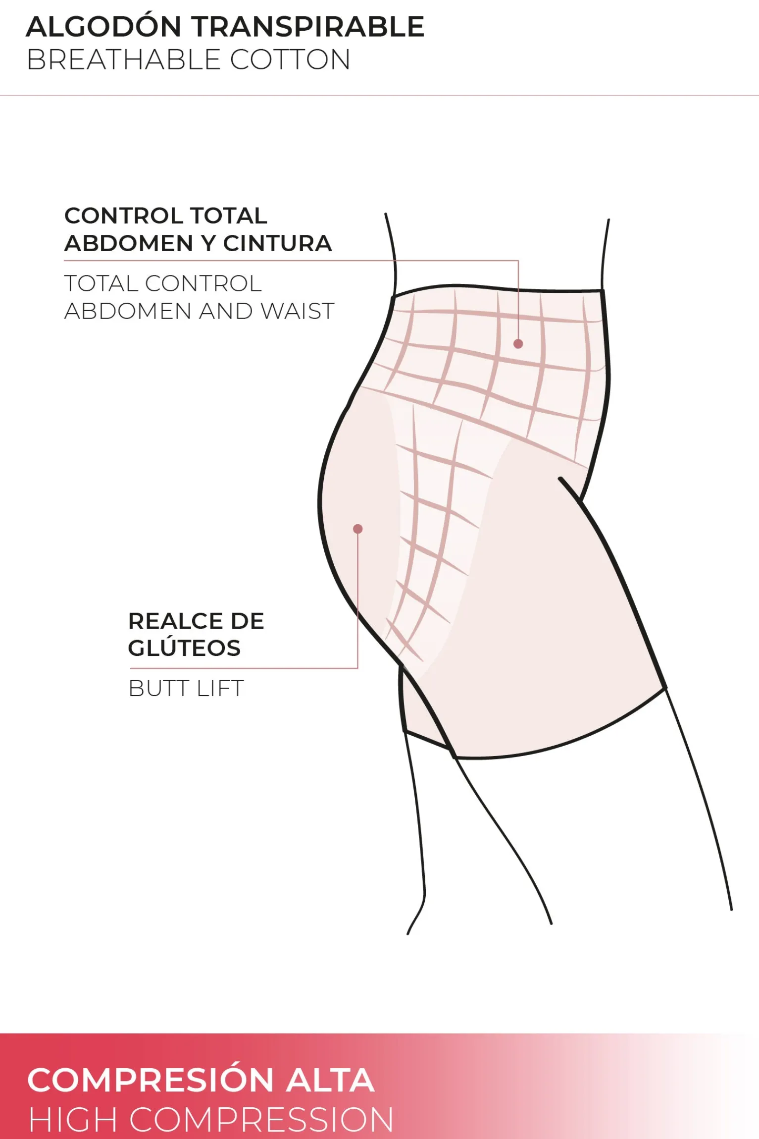 Faja alta reductora compresión alta nude<Ysabel Mora Hot