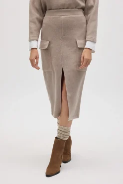 Falda midi cálida estilo cargo<Ysabel Mora Online