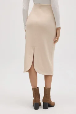 Falda midi fluida<Ysabel Mora Outlet