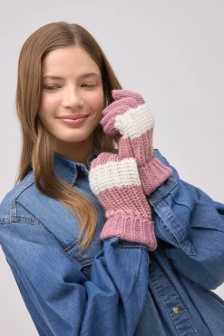 Guantes de punto rayas<Ysabel Mora Best