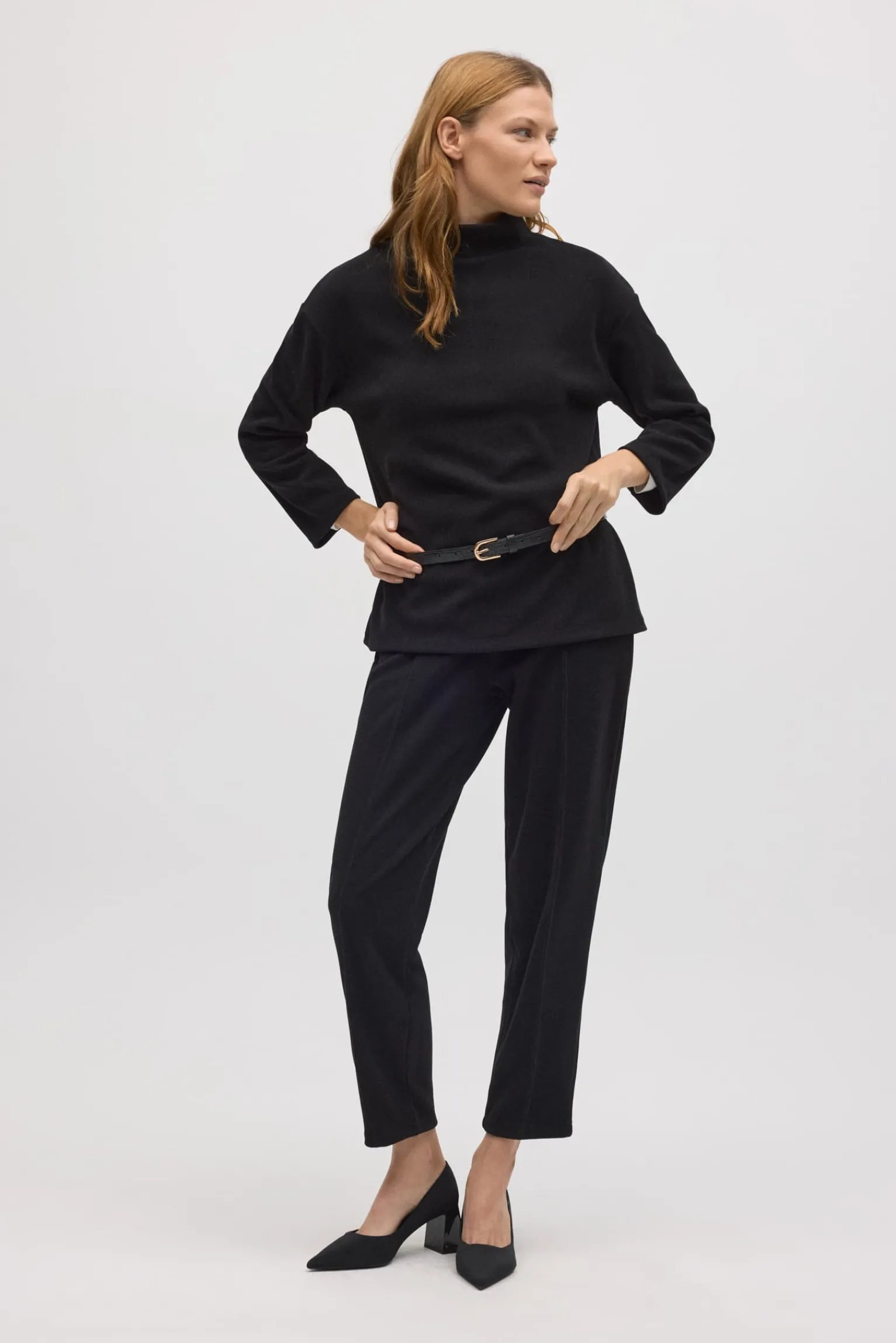 Jersey cuello perkins efecto pana<Ysabel Mora New