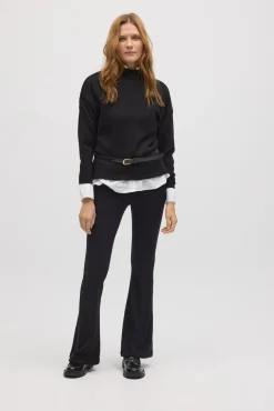 Jersey cuello perkins punto canalé<Ysabel Mora Hot