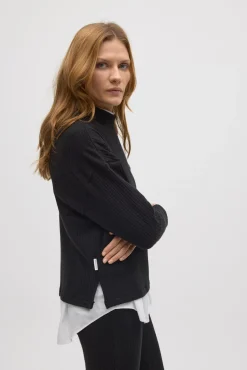 Jersey cuello perkins punto canalé<Ysabel Mora Hot