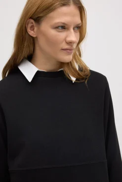 Jersey cuello redondo efecto pana<Ysabel Mora