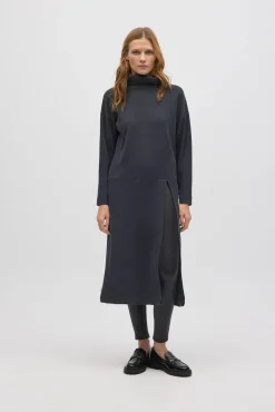 Jersey maxi con abertura cálido<Ysabel Mora