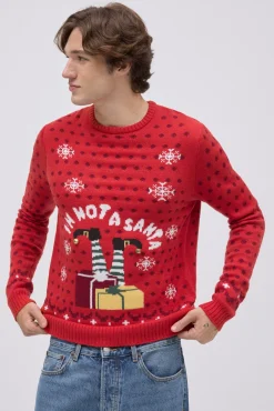Jersey Navidad hombre estampado I'm not a Santa<Ysabel Mora Sale