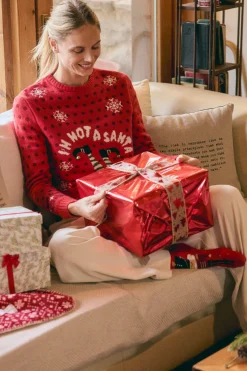 Jersey Navidad mujer estampado I'm not a Santa<Ysabel Mora