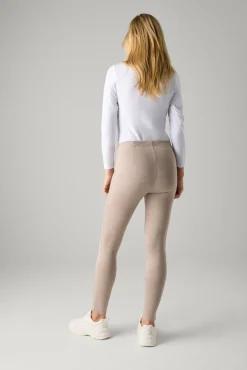 Leggings efecto ante detalle costuras delanteras beige<Ysabel Mora Discount