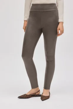 Leggings efecto metalizado marengo<Ysabel Mora