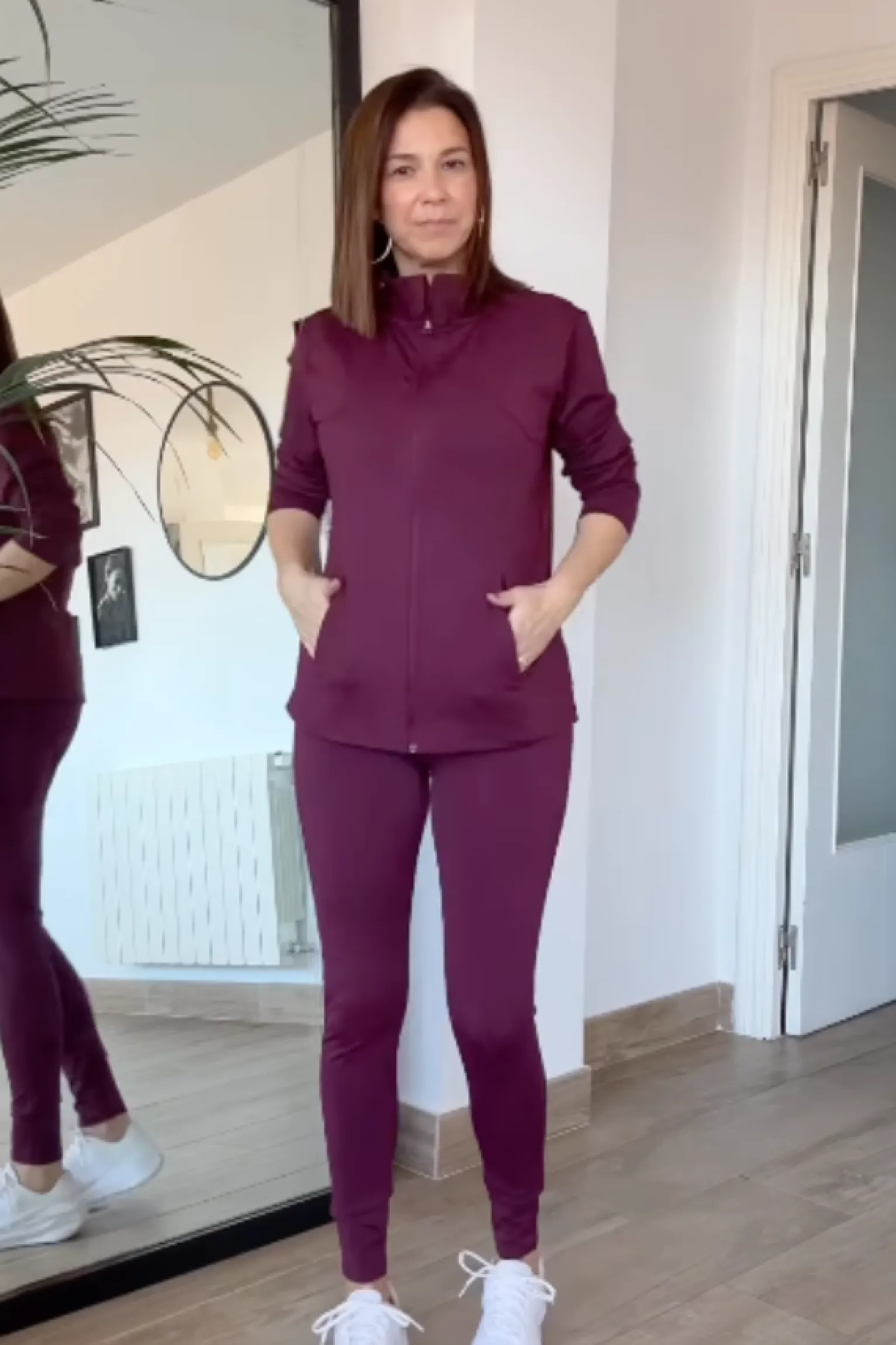 Look sports granate @emidelgado79<Ysabel Mora Outlet