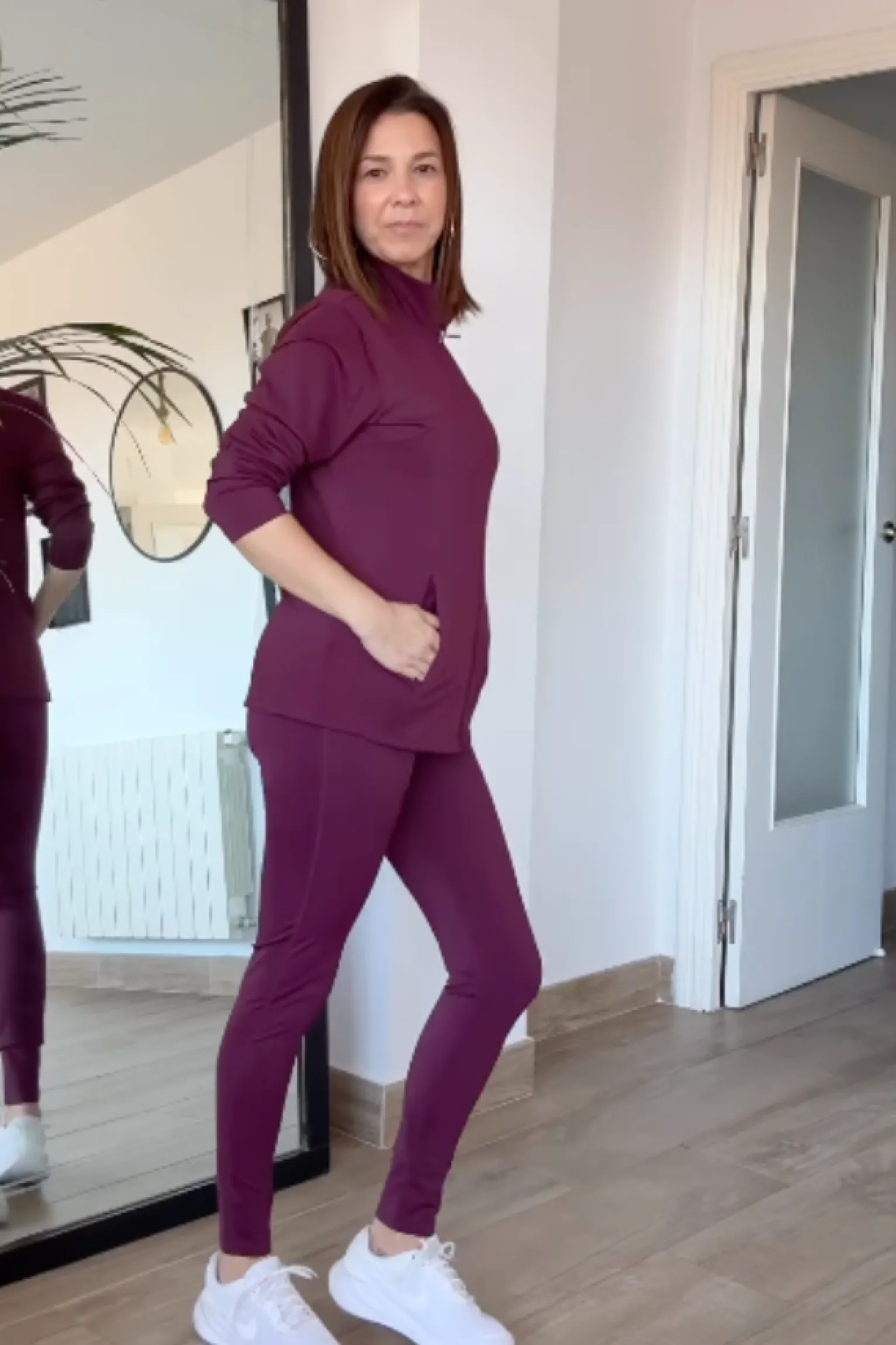 Look sports granate @emidelgado79<Ysabel Mora Outlet