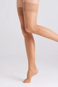 Medias con liga 20 denier<Ysabel Mora Hot