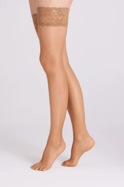 Medias con liga 15 denier<Ysabel Mora New