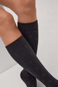 Mini media térmica estampado lunares 140 denier<Ysabel Mora Outlet