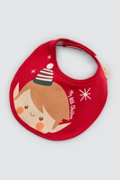 Pack 2 baberos bebé estampados navideños<Ysabel Mora Hot