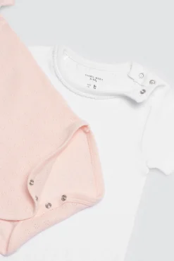 Pack 2 bodies bebé calados manga corta<Ysabel Mora New