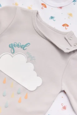 Pack 2 bodies bebé manga larga Rainy Day<Ysabel Mora Online