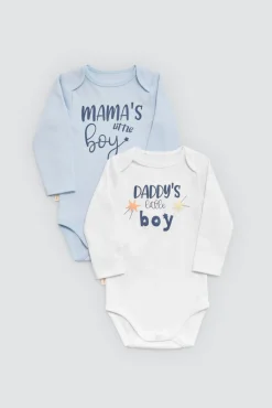 Pack 2 bodies bebé manga larga Mama's and Daddy's Boy<Ysabel Mora Best