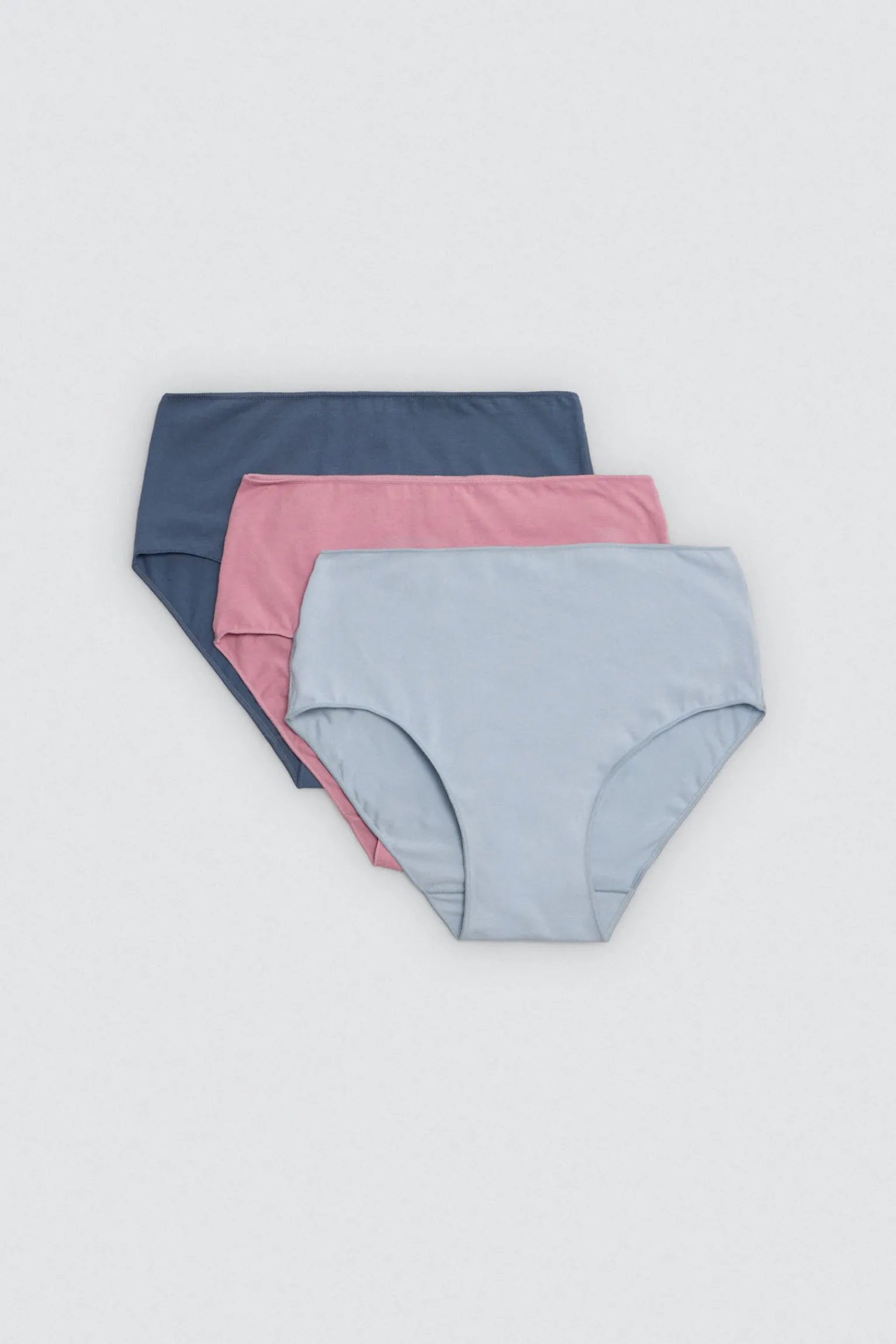 Pack 3 bragas altas básicas algodón<Ysabel Mora Best