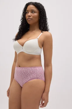 Pack 2 bragas altas estampados rosas<Ysabel Mora